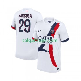 Paris Saint-Germain PSG Bradley Barcola 29 Fodboldtrøjer Udebanesæt 2025/26 Kort ærmer
